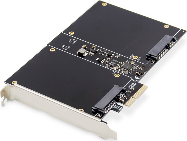 Digitus SATA III RAID PCIe Add-On Card 2.5" HDD / SSD, 2 port (DS-33160)