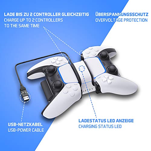 Raptor Gaming Dual charging station (PS5) (CS200)