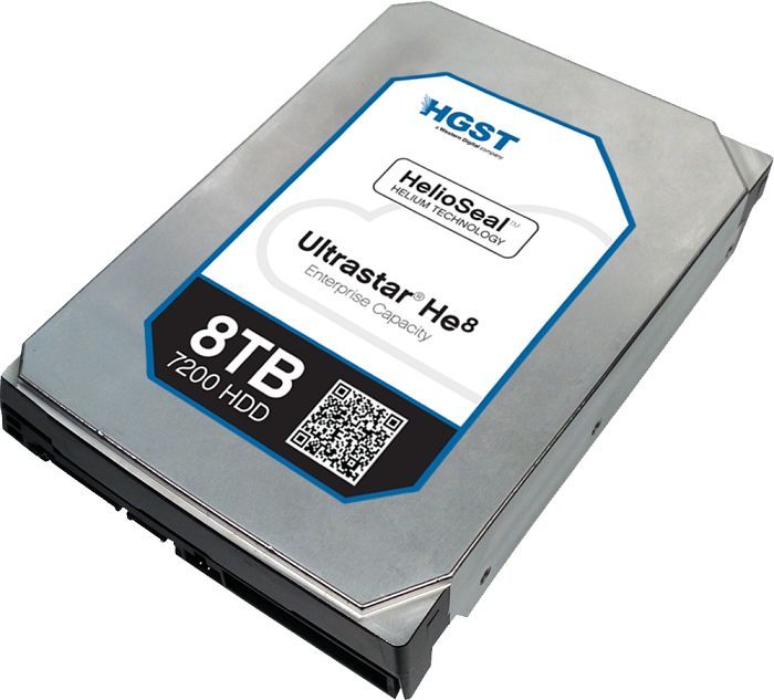 HGST Ultrastar He8 8TB, ISE, 24/7, 512e / 3.5" / SAS 12Gb/s (HUH728080AL5200 / 0F23268)