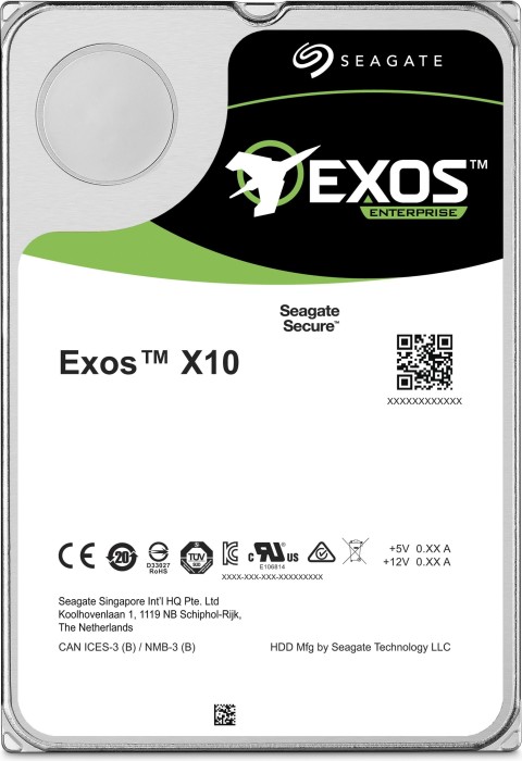 Seagate Exos X - X10 10TB, 24/7, 512e / 3.5" / SAS 12Gb/s (ST10000NM0096)