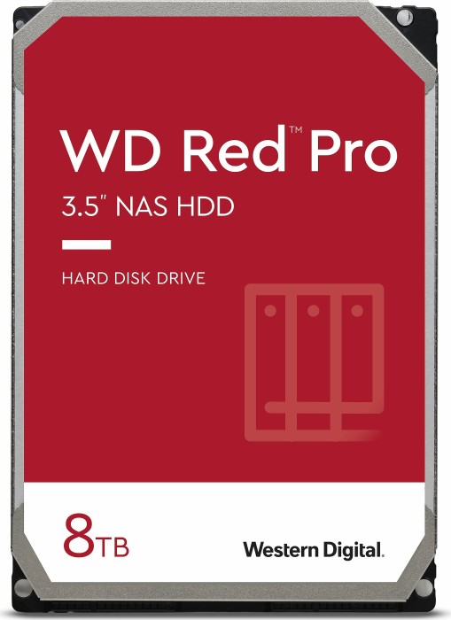 Western Digital WD Red Pro 8TB, 24/7, 512e / 3.5" / SATA 6Gb/s (WD8003FFBX)