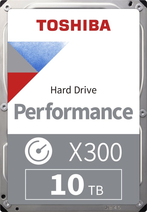 Toshiba X300 Performance 10TB, 512e / 3.5" / SATA 6Gb/s, retail (HDWR11AXZSTA / HDWR11AEZSTA)