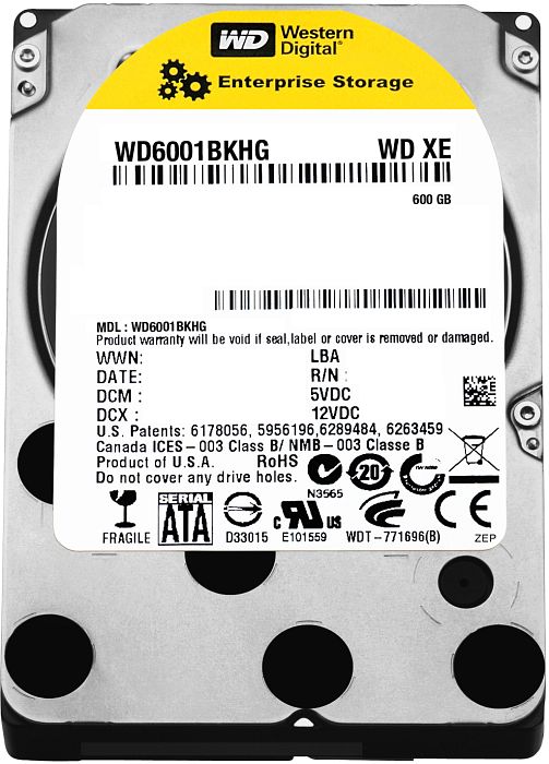 Western Digital WD XE Enterprise 600GB, 2.5" / SAS 6Gb/s (WD6001BKHG)