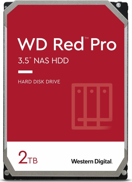 Western Digital WD Red Pro 2TB, 24/7, 512e / 3.5" / SATA 6Gb/s (WD2002FFSX)