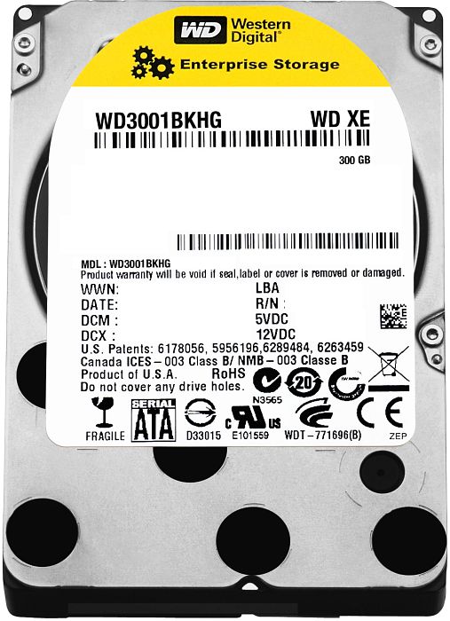 Western Digital WD XE Enterprise 300GB, 2.5" / SAS 6Gb/s (WD3001BKHG)