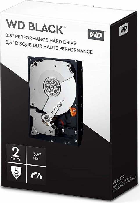 Western Digital WD_BLACK 2TB, 3.5" / SATA 6Gb/s, retail (WDBSLA0020HNC)