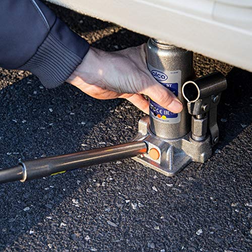 alca Hydraulic Car Bottle Jack Lifting Stand With Rubber Pad For Car Van Campervan (5 Ton Bottle Jack 432000+RS)