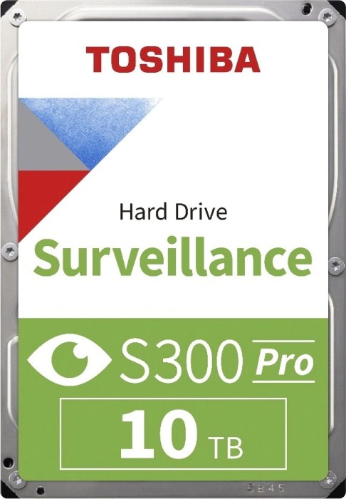 Toshiba S300 Pro Surveillance 10TB, 24/7, 512e / 3.5" / SATA 6Gb/s, bulk (HDWT31AUZSVA)