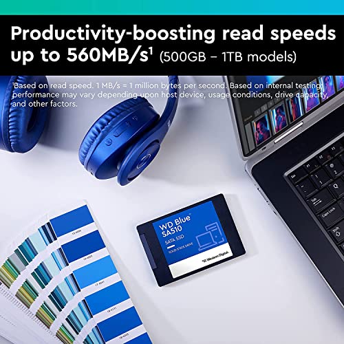 Western Digital WD Blue 3D NAND SATA SSD 500GB, 2.5" / SATA 6Gb/s, retail (WDBNCE5000PNC)