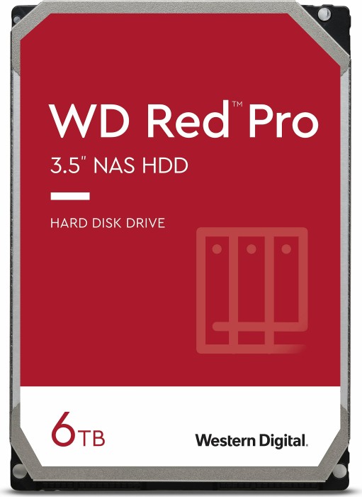 Western Digital WD Red Pro 6TB, 24/7, 512e / 3.5" / SATA 6Gb/s (WD6001FFWX)