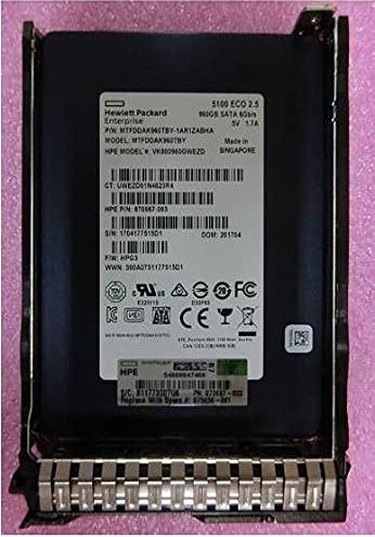 HPE 960GB SATA 6G Read intensive SFF 2.5" SC 3yr Wty Digitally Signed Firmware SSD (875511-B21)