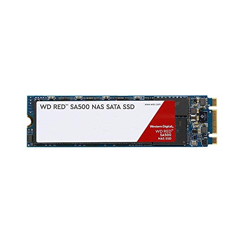 Western Digital WD Red SA500 NAS SATA SSD 1TB, M.2 2280 / B-M-Key / SATA 6Gb/s (WDS100T1R0B)