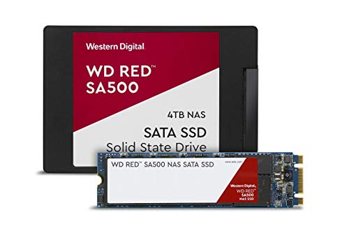 Western Digital WD Red SA500 NAS SATA SSD 1TB, M.2 2280 / B-M-Key / SATA 6Gb/s (WDS100T1R0B)