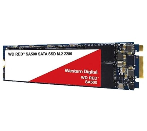 Western Digital WD Red SA500 NAS SATA SSD 1TB, M.2 2280 / B-M-Key / SATA 6Gb/s (WDS100T1R0B)
