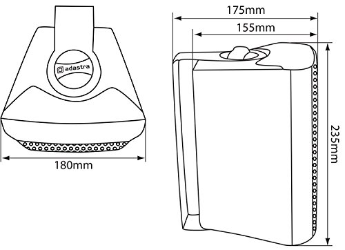 Adastra BC5-W weiß, Paar (100.904UK)