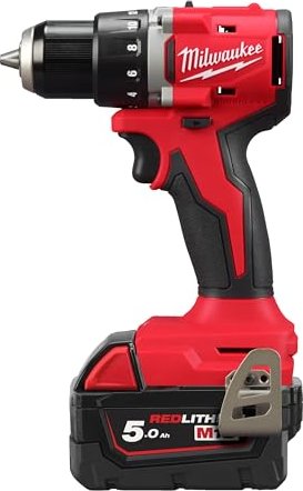 Milwaukee M18 BLDDRC-502C Akku-Bohrschrauber inkl. Koffer + 2 Akkus 5.0Ah (4933492835)