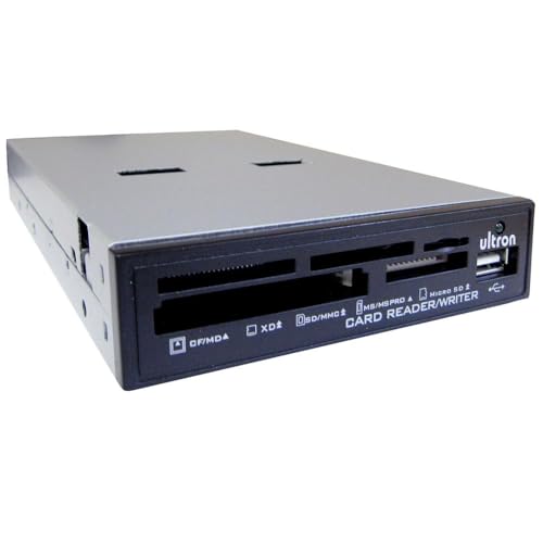 Ultron UCR 75in1 black Multi slot-Card Readers, USB 2.0 9-Pin receptacle [plug] (42565)