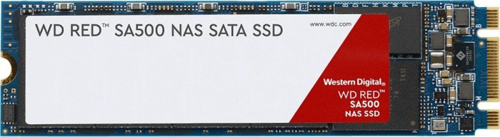 Western Digital WD Red SA500 NAS SATA SSD 1TB, M.2 2280 / B-M-Key / SATA 6Gb/s (WDS100T1R0B)