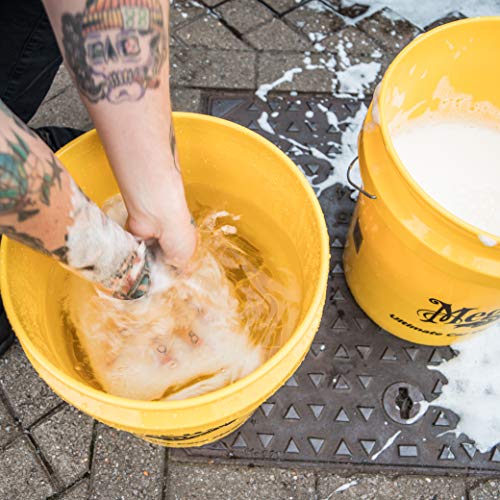 Meguiar's X210200EU Hybrid Microfibre Wash Mitt & X3003 Professional Car Wash Grit Guard (car wash bucket sold separately)