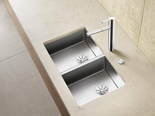 Blanco Claron 400/400-U InFino built-under double sink stainless steel (521618)