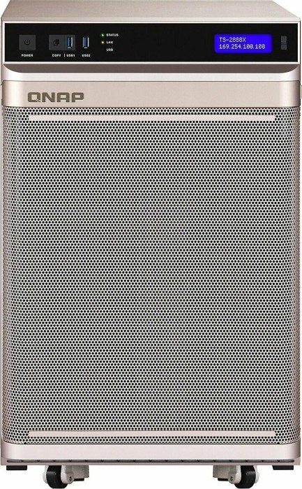QNAP Turbo Station TS-2888X, Intel Xeon W-2123, 32GB RAM reg ECC, 2x 10GBase, 4x Gb LAN (TS-2888X-W2123-32G)