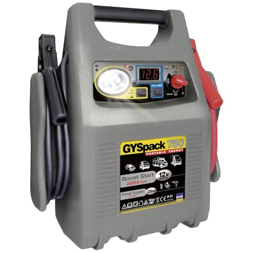 GYS 12V Jump Starter 2500A GYSPACK 750 for Passenger Car