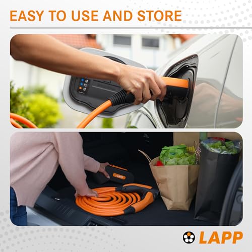 Lapp Mobility Standard charging cable type 2 22kW 7m, orange (555934031)