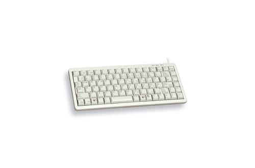 Cherry G84-4100 Compact-Keyboard light grey, Cherry ML, PS/2 & USB, FR (G84-4100LCMFR-0)