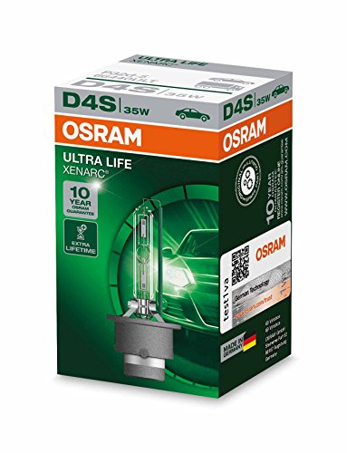 OSRAM XENARC ULTRA LIFE D4S HID Xenon discharge bulb, discharge lamp, 66440ULT, folding carton box (1 unit)