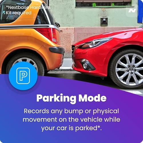 Nextbase 222x Front and Rear Dash Cam Full 1080p/30fps HD Recording in Car DVR Cam - 140° 6 lane Wide Viewing– Intelligent Parking Mode- Polarising Filter Compatible- G-Sensor Motion Detection- Hidden