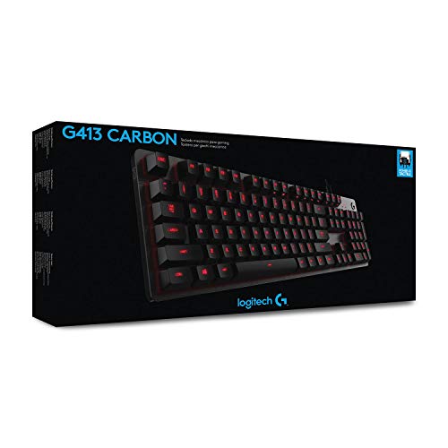 Logitech G413, black, Romer-G Tactile, USB, ND (920-008307)