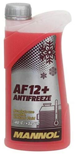 MANNOL AF12+ Ready to use -40 Coolant Antifreeze, G12, TL774D TL774F, GS94000, 1 Litre
