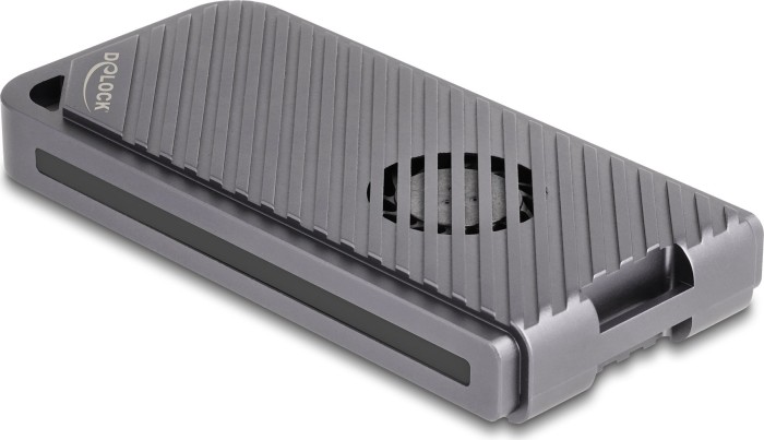 DeLOCK Externes Gehäuse für M.2 NVMe SSD RGB, Thunderbolt 3 / USB-C 3.1 (42025)
