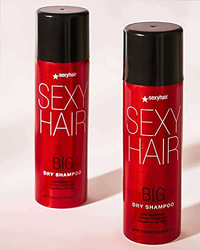 SexyHair Big Dry Shampoo 100ml - Removes Oils and Impurities - Provides Extra Volume - All Hair Types