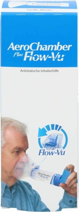 Hexal AeroChamber flow-Vu children with mask blue