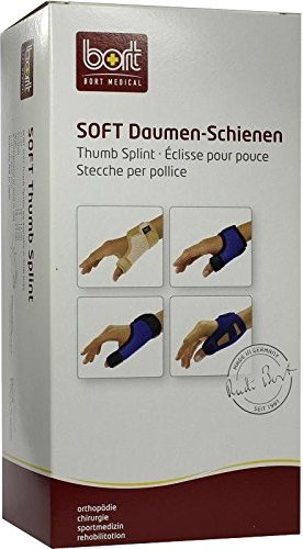 Bort Medical Soft Daumenschiene lang M schwarz, 1 Stück
