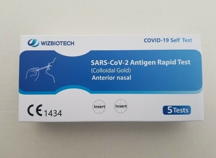 Wiz Biotech COVID-19 Antigen Nasal Schnelltest, 10 Stück