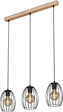 Briloner suspended lamp 3 flames black (4039-035)