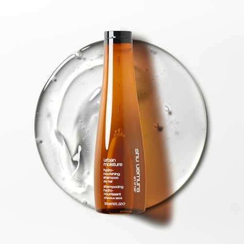 Shu Uemura, Hydro-Nourishing Shampoo Urban Moisture, Dry Hair, Enriched with Moringa Oil, Hydrates & Protects, 300 ml