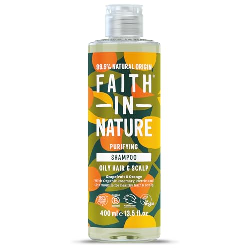 Faith in Nature Grapefruit & Orange Shampoo 400ml X 3 (Pack of 3)
