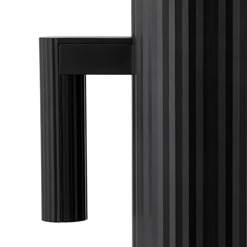 Alessi Plissé thermal flask black (MDL12 B)