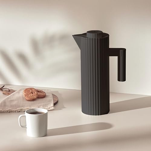 Alessi Plissé thermal flask black (MDL12 B)