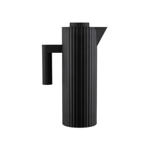 Alessi Plissé thermal flask black (MDL12 B)