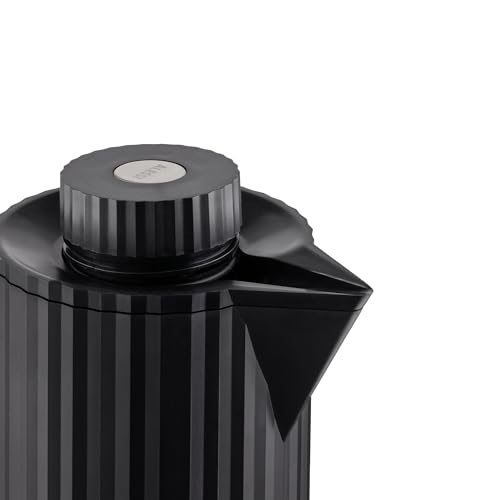 Alessi Plissé thermal flask black (MDL12 B)
