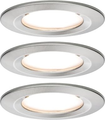 Paulmann LED Coin Slim circular iron 3x 6.8W built-in light set, 3-piece. (938.73)
