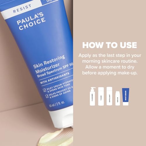 Paula's Choice Skin Restoring Moisturizer Sonnencreme LSF50, 60ml