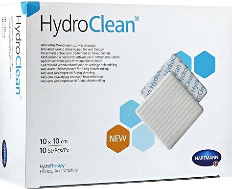 Hartmann HydroClean Kompresse steril 10 x 10cm, 10 Stück