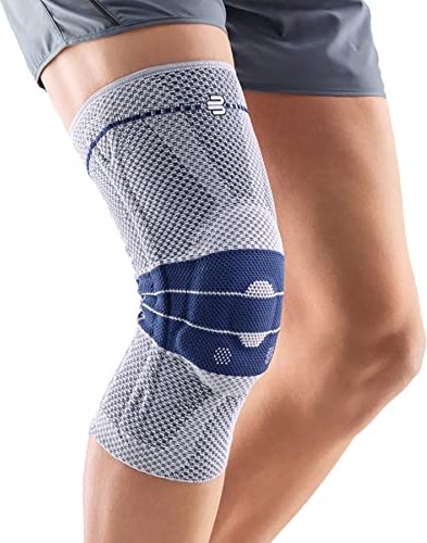 Bauerfeind GenuTrain Kniebandage Größe 7 titan, 1 Stück