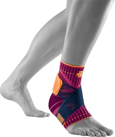 Bauerfeind Sports Ankle Support Größe M rosa Rechts, 1 Stück