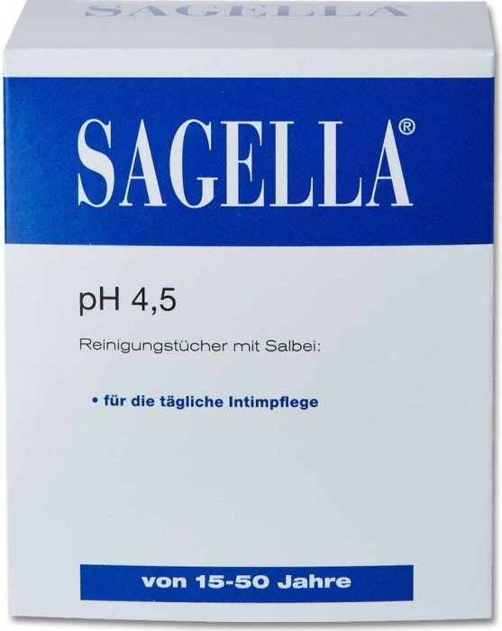 Sagella pH3.5 Intim Reinigungstücher, 10 Stück